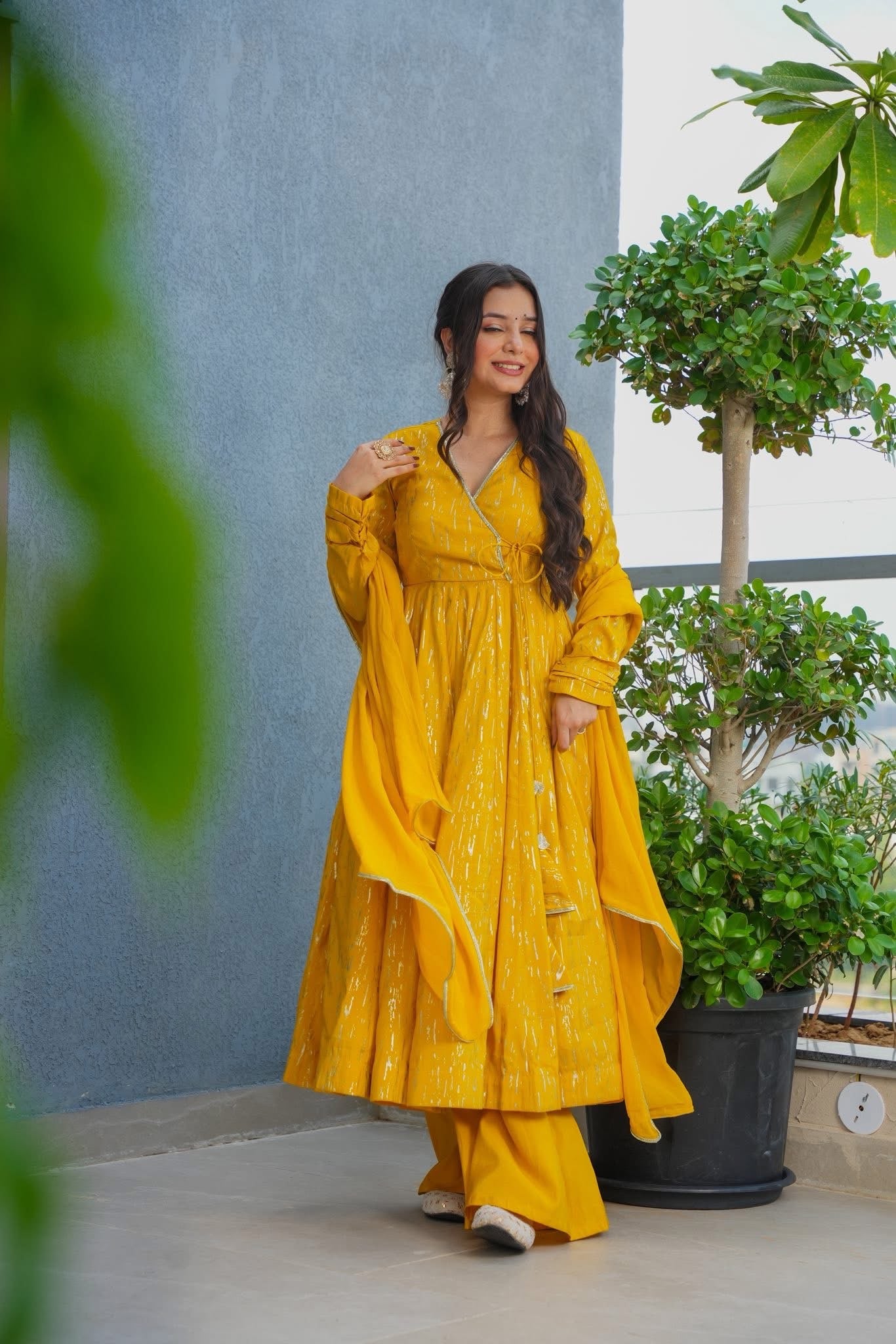 Rivaan Festive Wear Anarkali Suit Set
