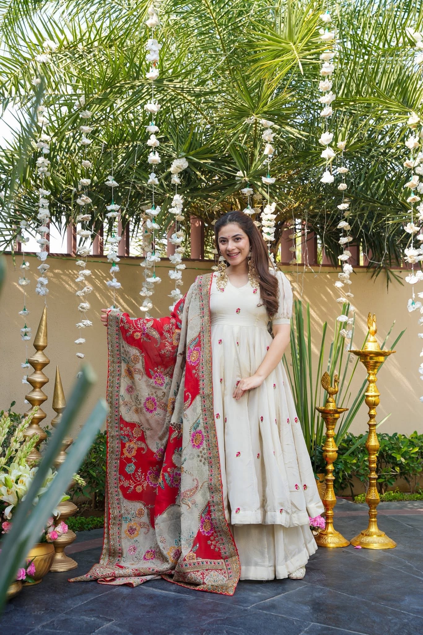 Yuvrani Wedding Wear Anarkali Suit Without Dupatta