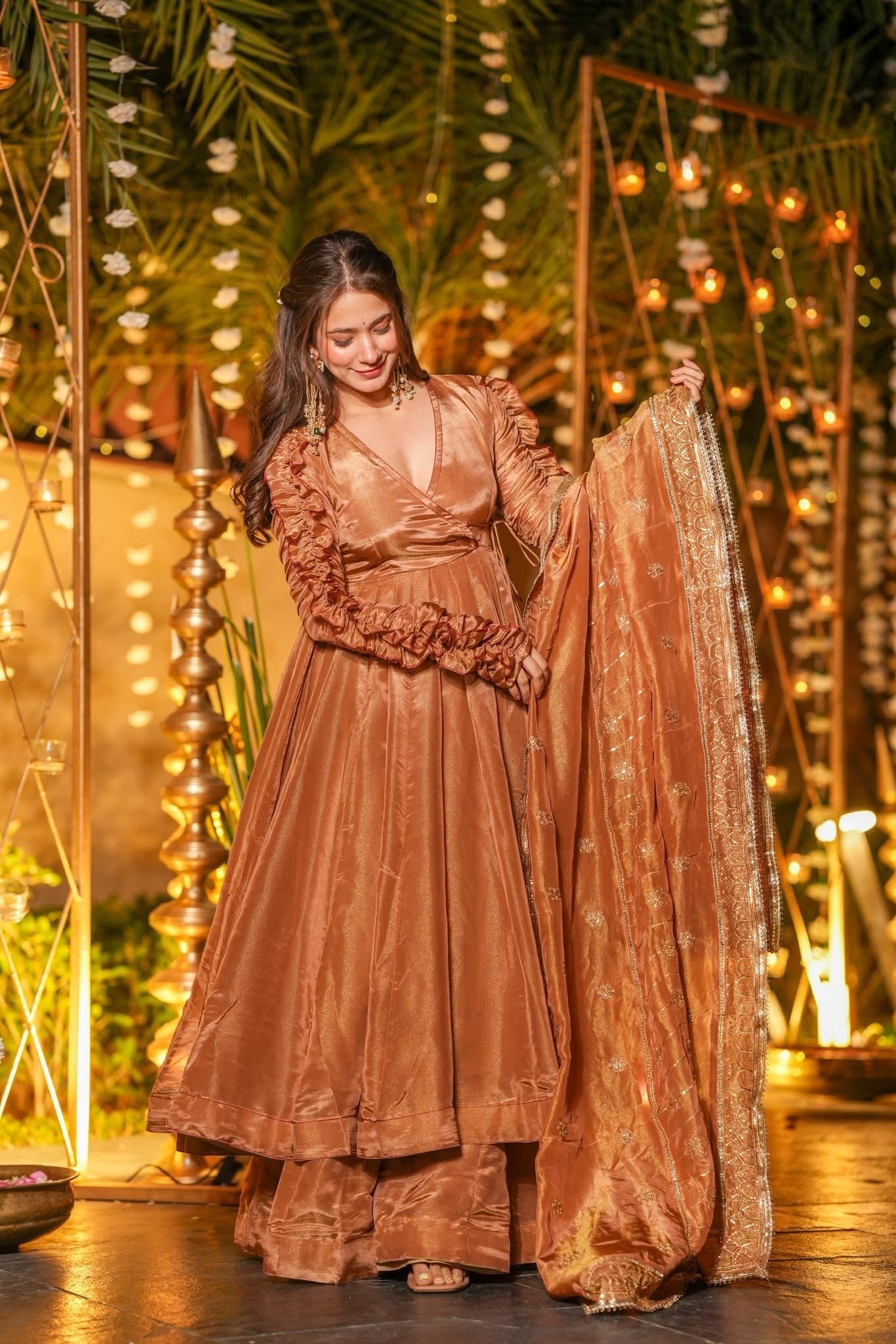 Pranavi Cosmos Anarkali Suit Set