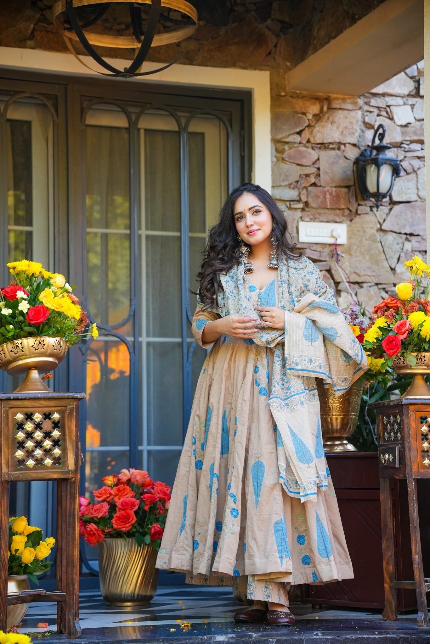 Aabru Printed Cotton Suit Set