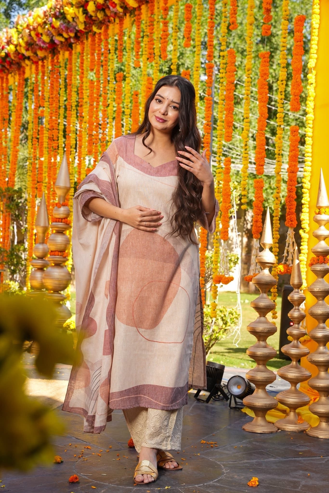 Rishika Grace Cotton Kurta Set