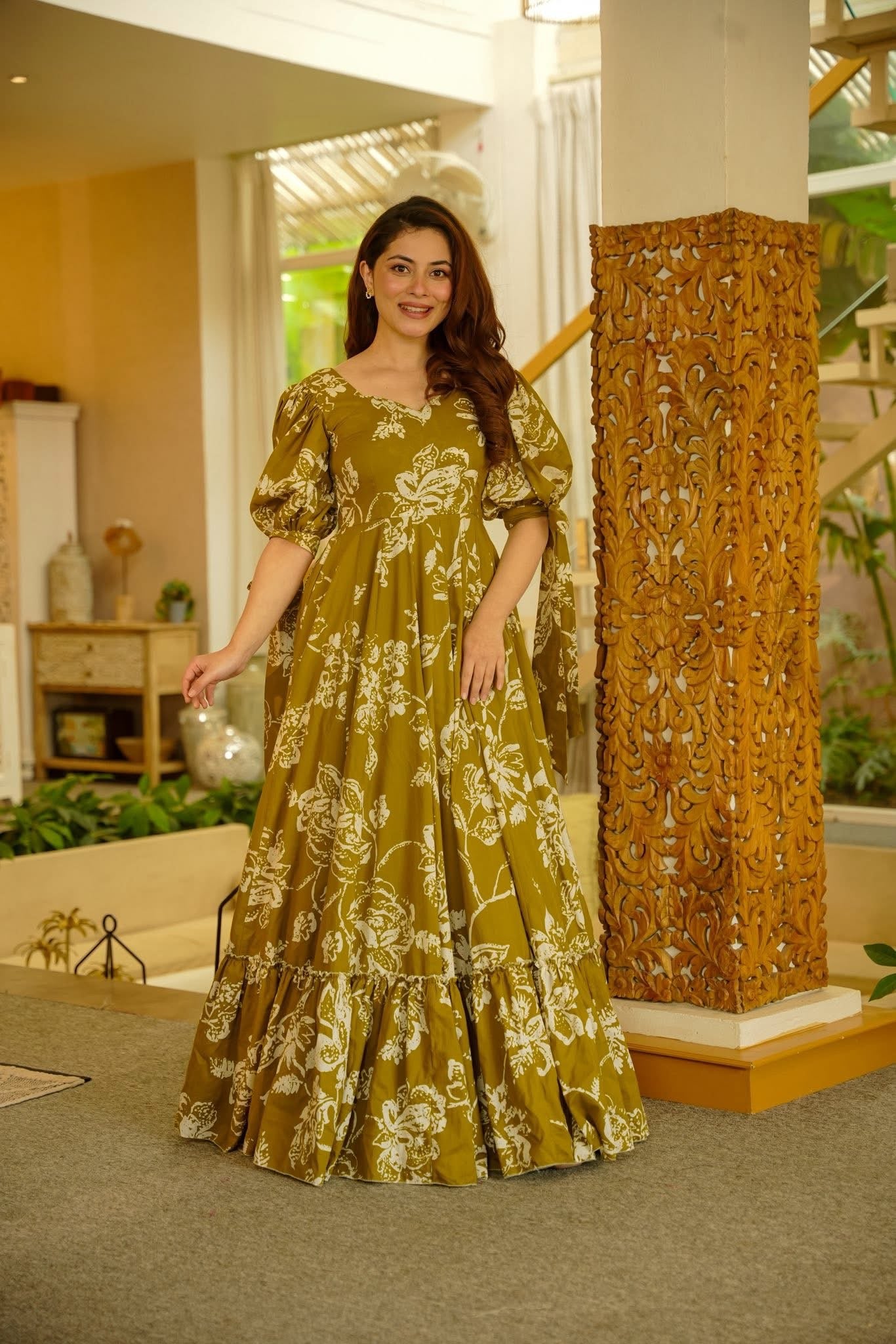 Kiana Cotton Maxi Dress