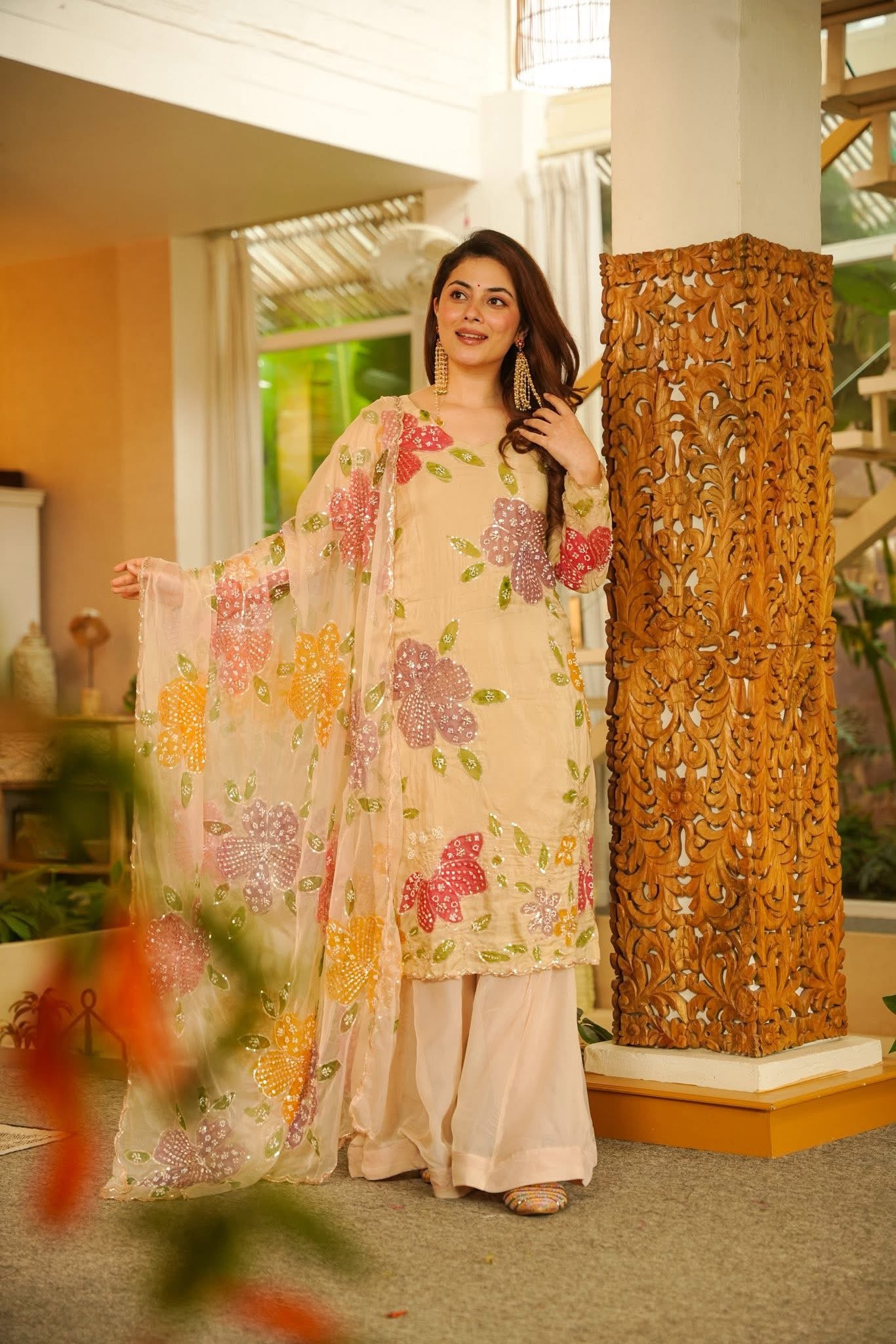 Chandrani Heavy Wedding Kurta Set