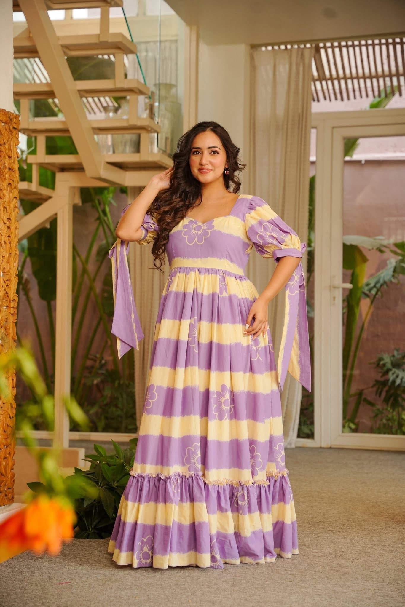 Aspen Printed Cotton Maxi Dress
