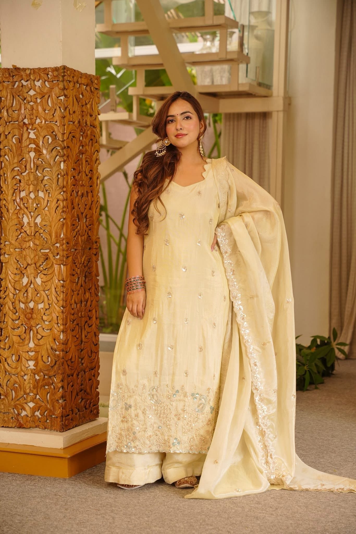 Jaagvi Heavy Wedding Wear Kurta Set