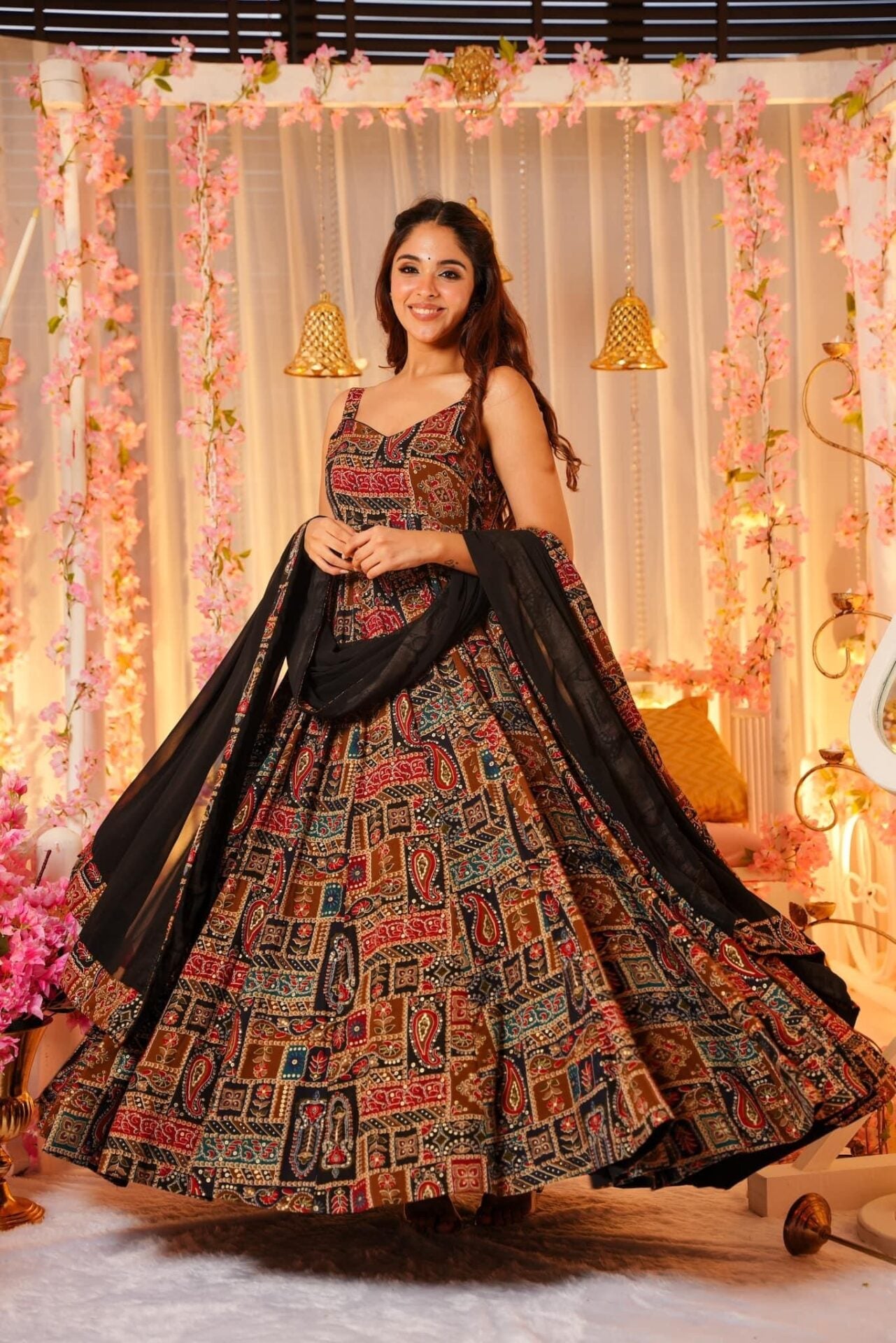 Prism black maxi set