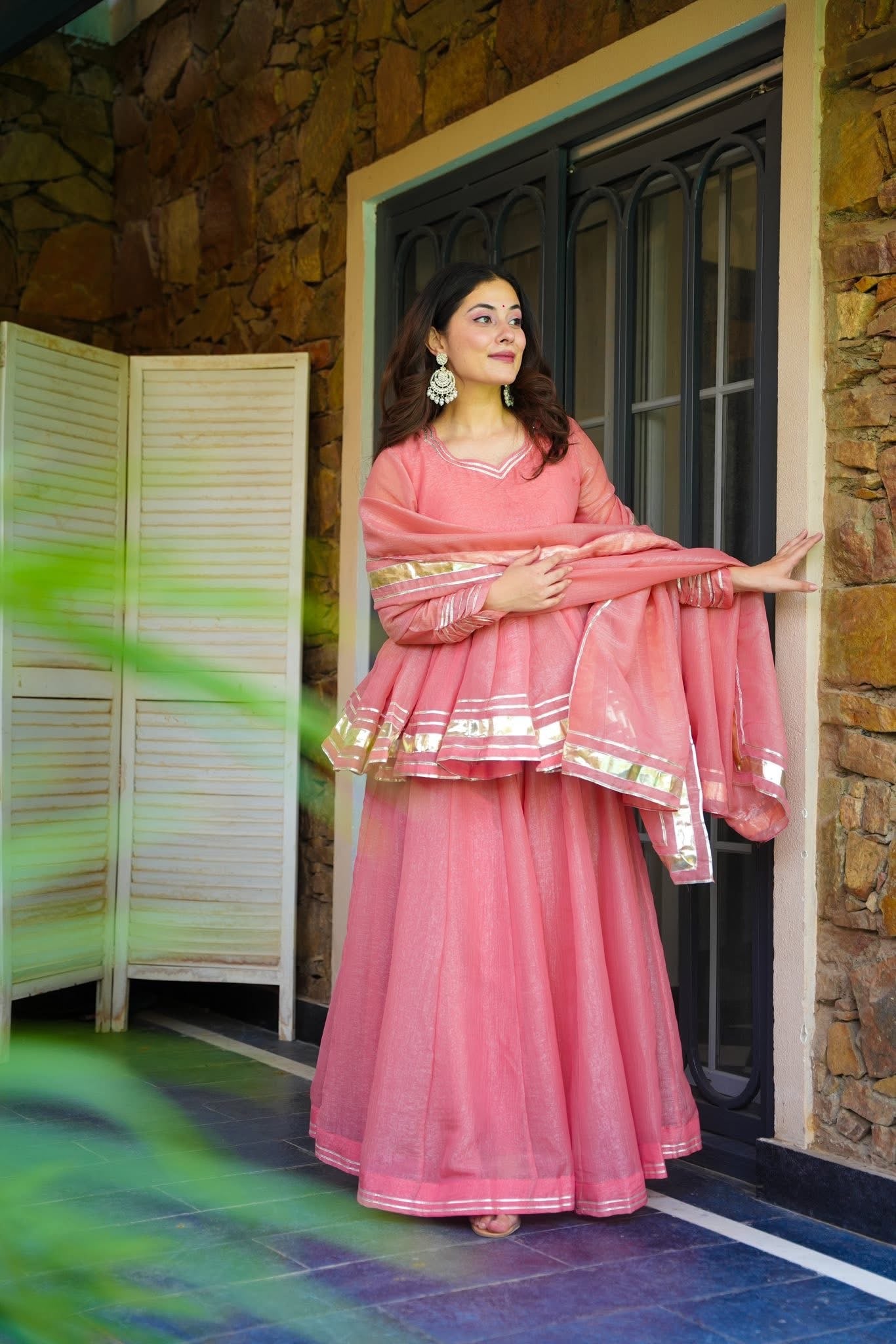 Shimmering Petal Suit Set